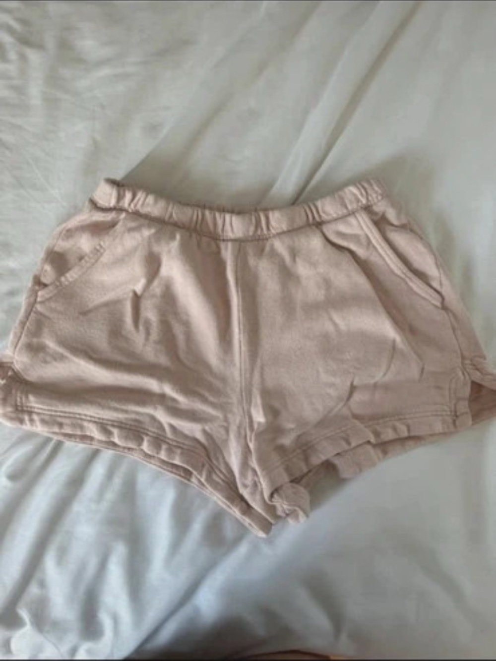 aerie Plush Lounge Shorts in Blush